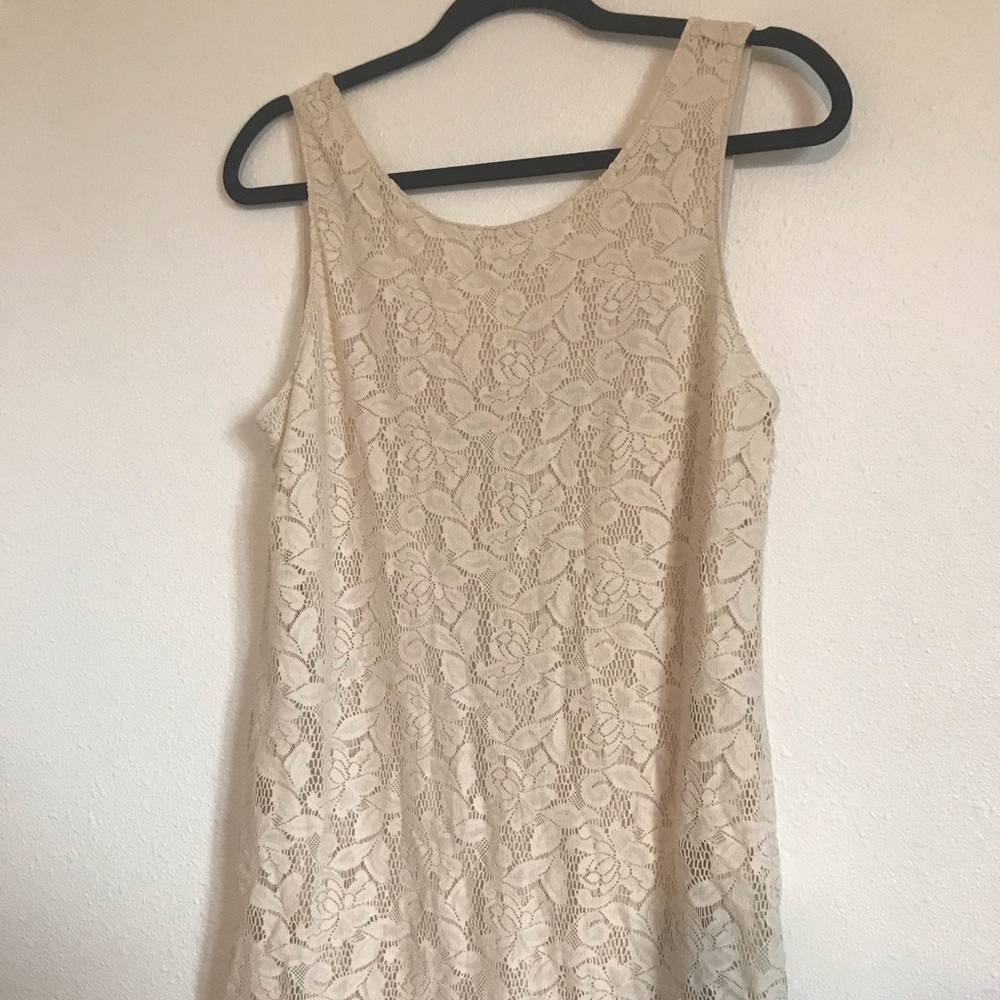 Candies ivory lace dress